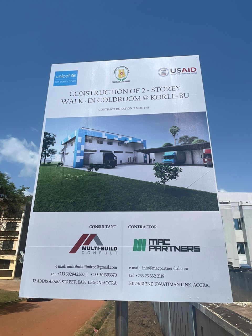 Works Commence On UNICEF Health Projects Nationwide